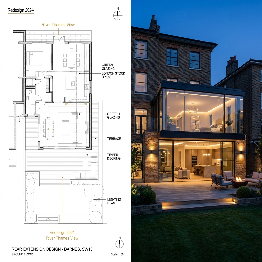 Luxury architecture design in barnes