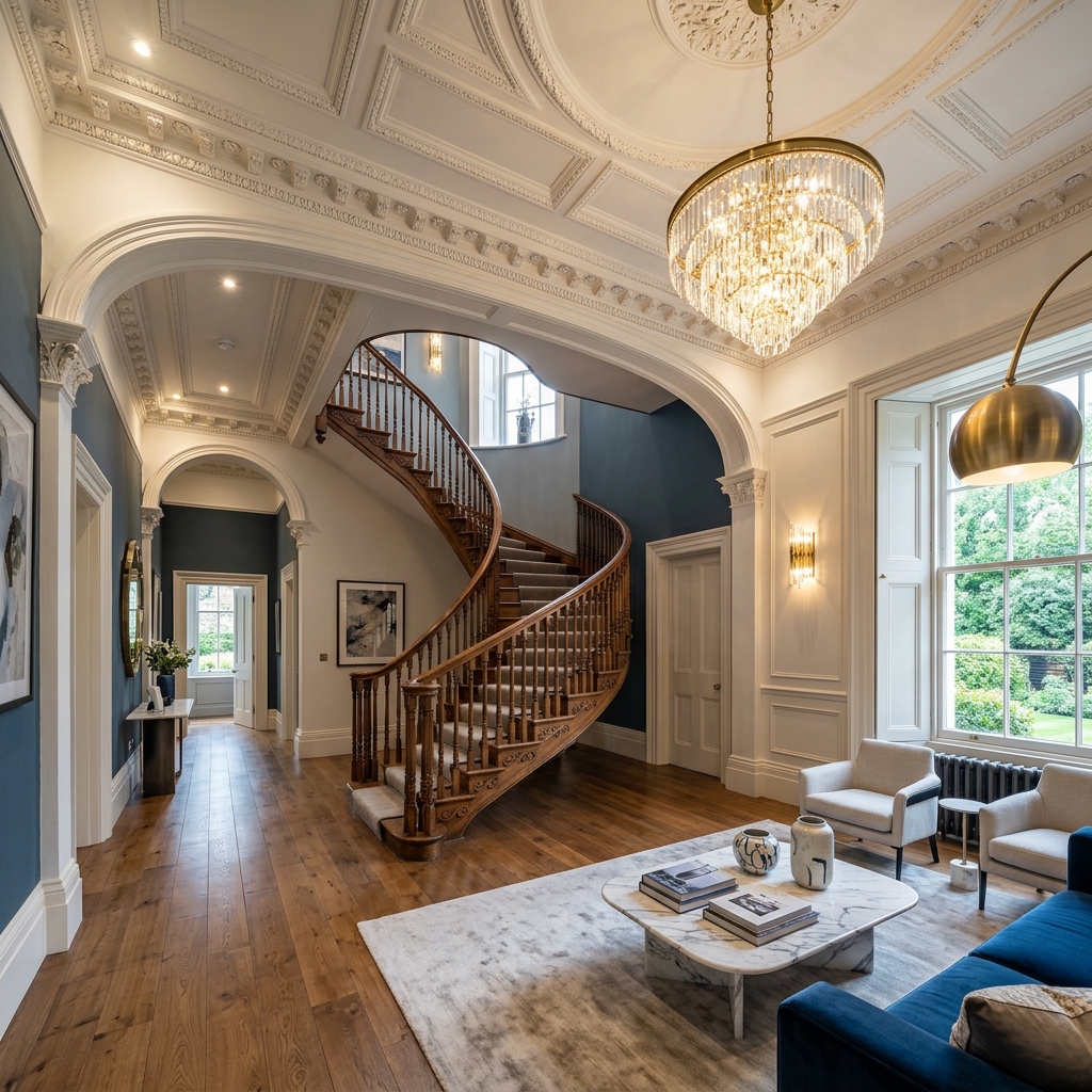 Luxury period property restoration in barnes