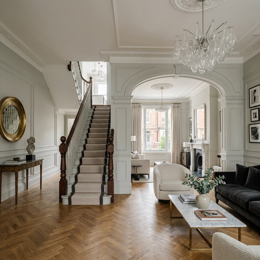 Luxury listed building renovation in clapham junction