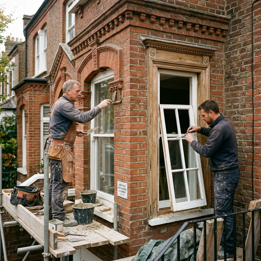 Luxury heritage restoration in fulham