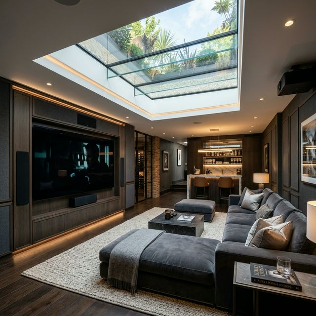 Luxury cellar conversion in golders green