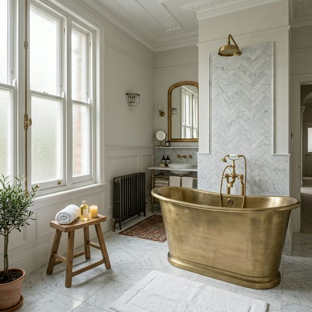 Luxury luxury bathroom in golders green