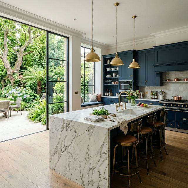 Luxury kitchen renovation in dartmouth park
