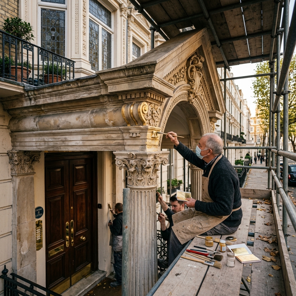 Luxury heritage restoration in south kensington