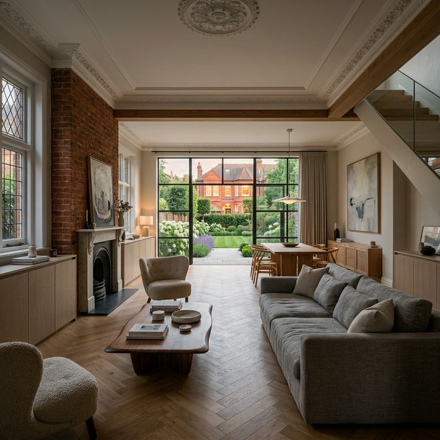 Luxury period property restoration in wandsworth town
